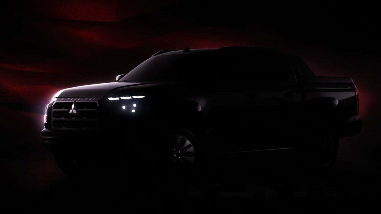 mitsubishi l200 2024 teaser_04 Autos Rodando Mitsubishi L