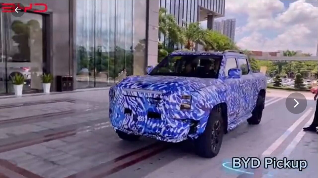 pickup byd_04 Autos Rodando Pick up BYD hibrida