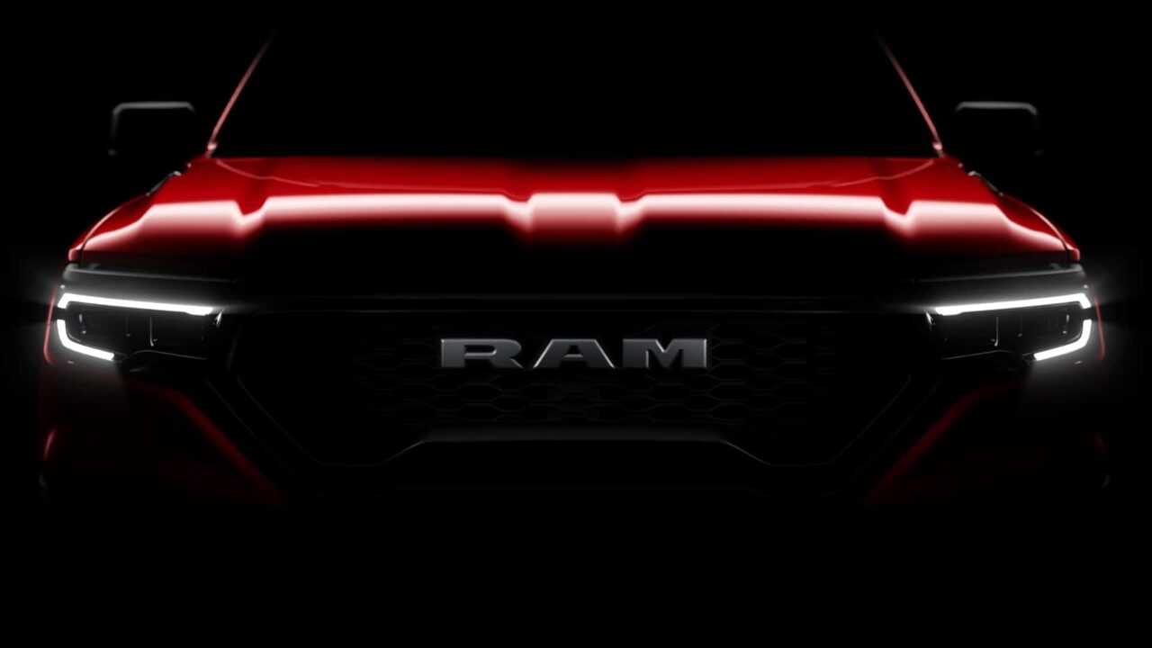 ram rampage 2024 teaser_05 Autos Rodando Ram Rampage fascia