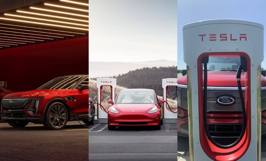 Tesla charging GM