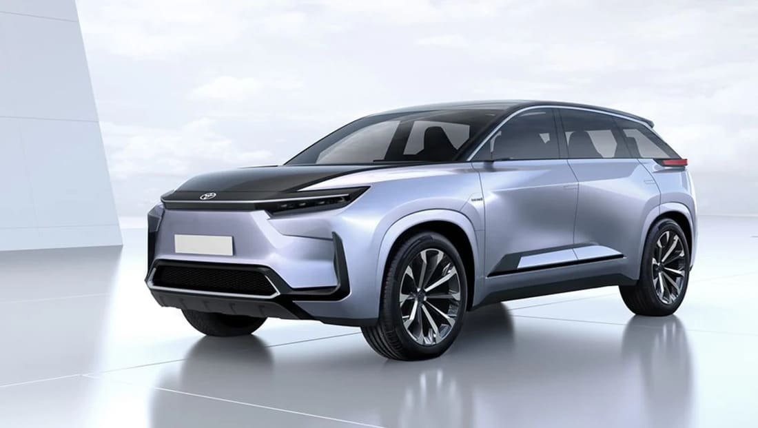 toyota highlander eléctrico Autos Rodando Toyota Highlander eléctrico render