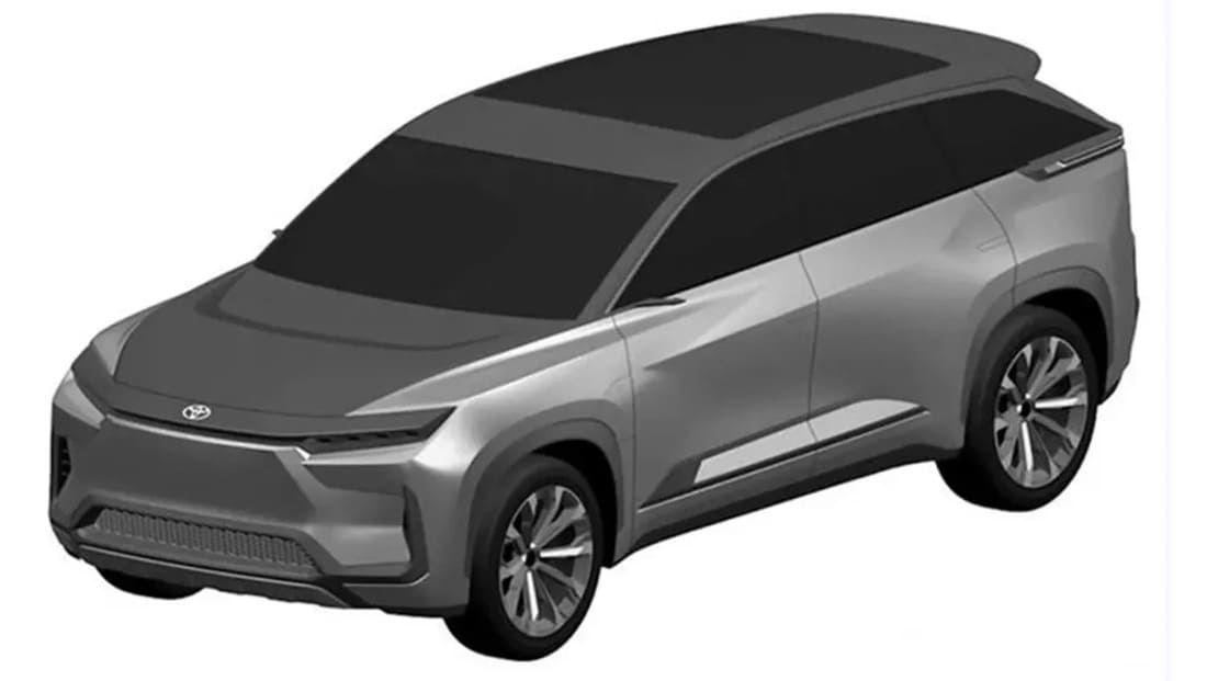 toyota highlander eléctrico_render_02 Autos Rodando Toyota Highlander eléctrico patente