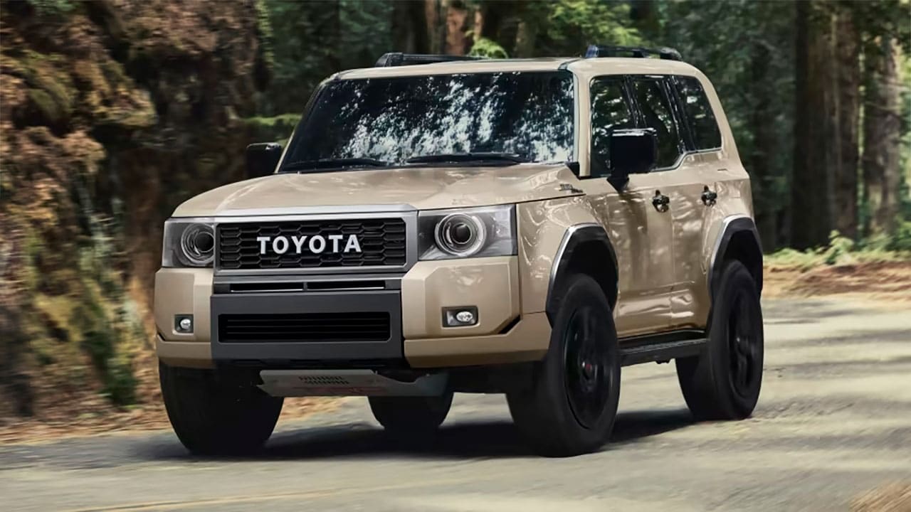 toyota prado 2024 en render Autos Rodando Toyota Prado en render