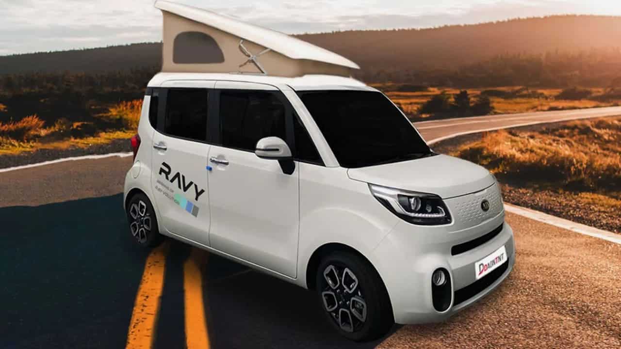 KIA RAY deslumbra con un innovador camper compacto en Corea 1 KIA RAY Camper