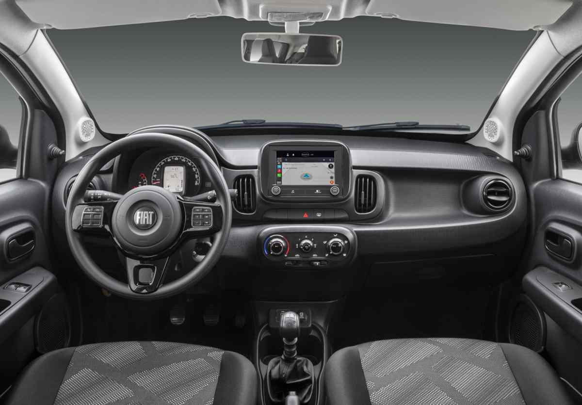 fiat mobi like 2024 interior Autos Rodando Fiat Mobi Like interior