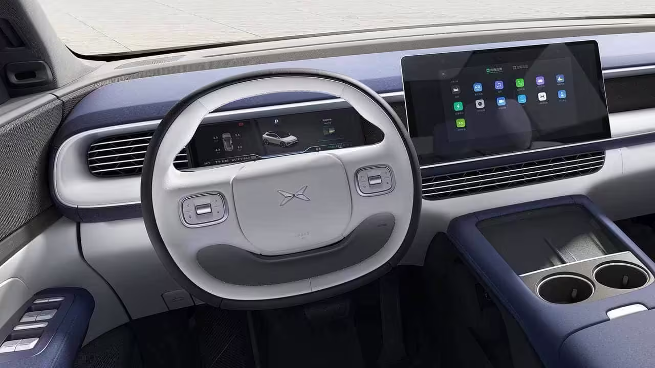 xpeng g6 interior Autos Rodando Xpeng G cluster