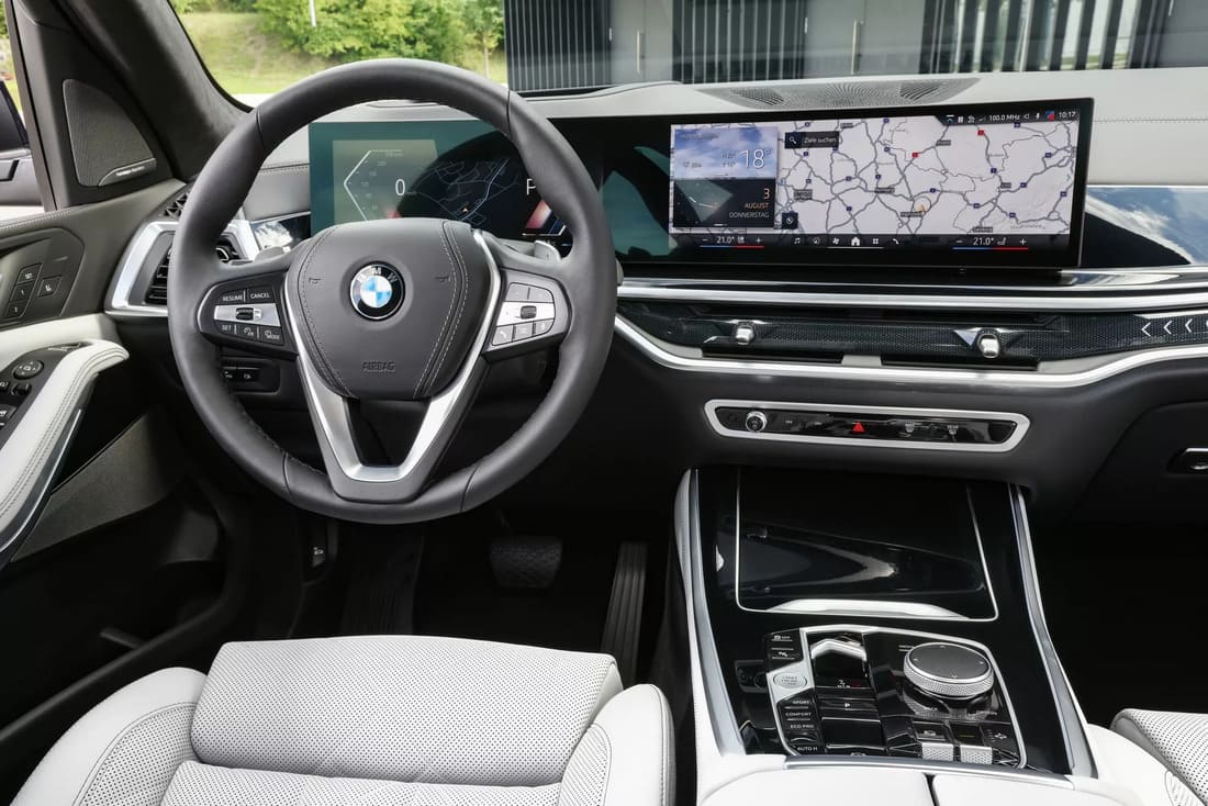BMW X tablero