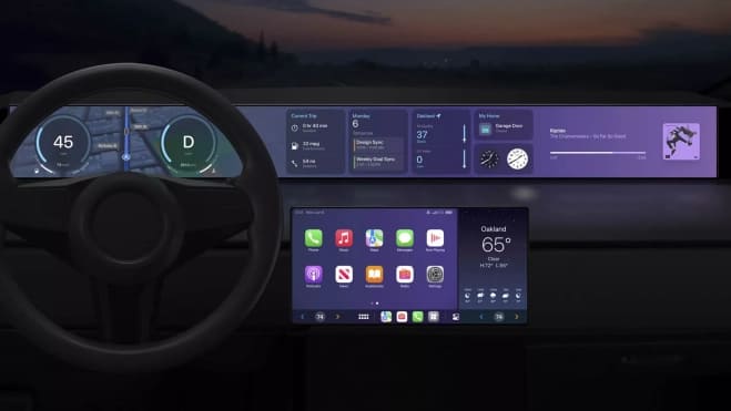 apple car pantalla microled interior_01 Autos Rodando Apple Car y sus pantallas