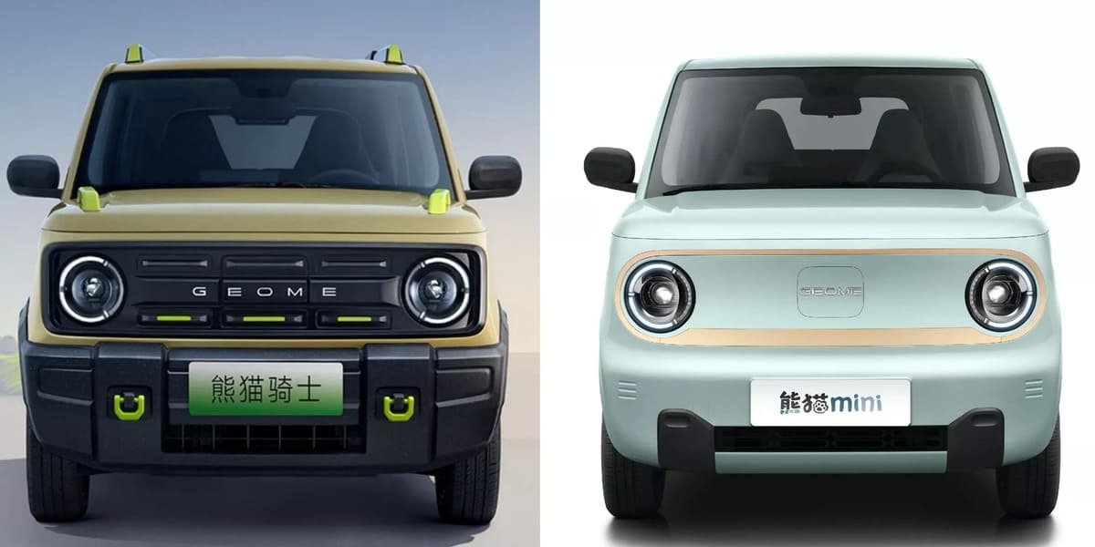 geely panda knight vs panda Autos Rodando Geely Panda Knight