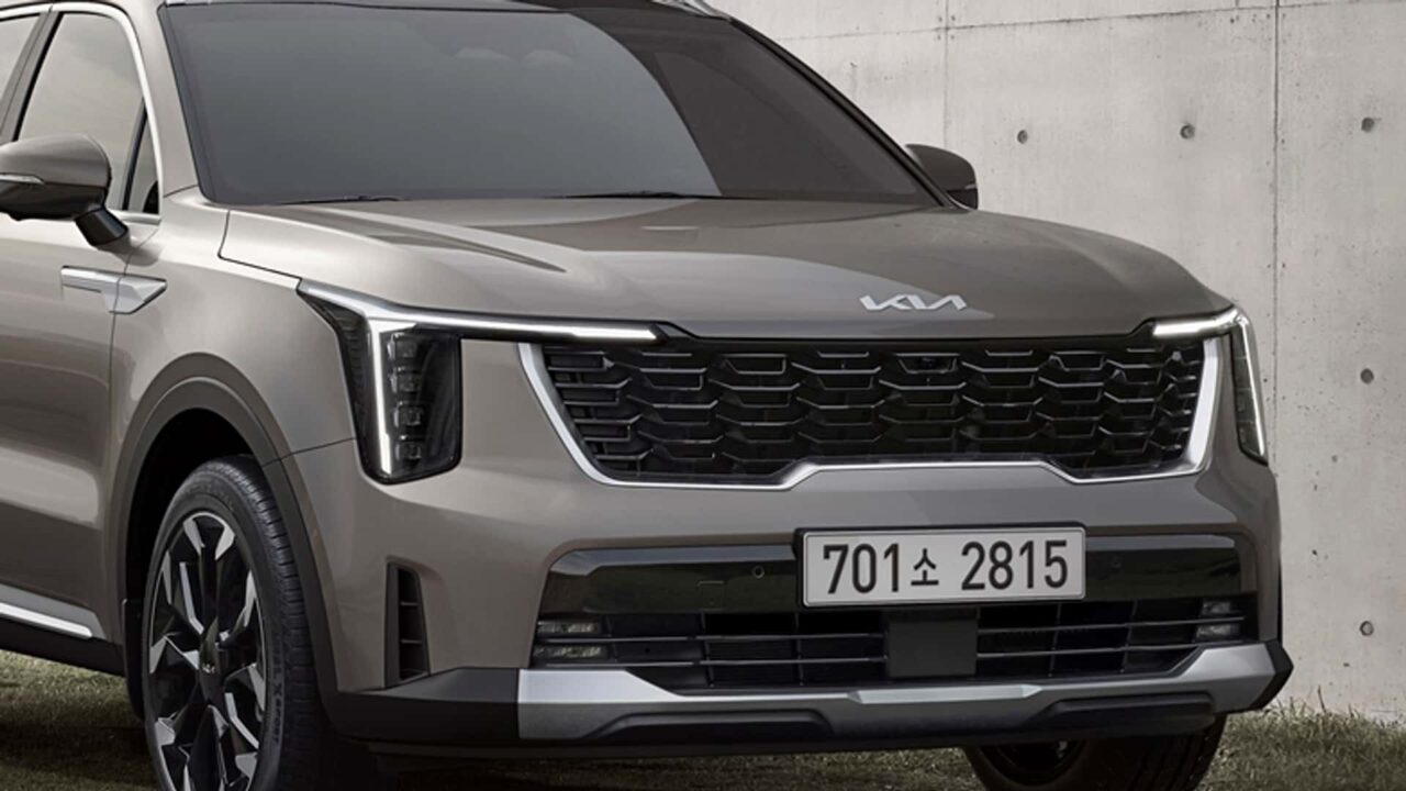 kia sorento 2024 facelift_01 Autos Rodando Kia Sorento frente