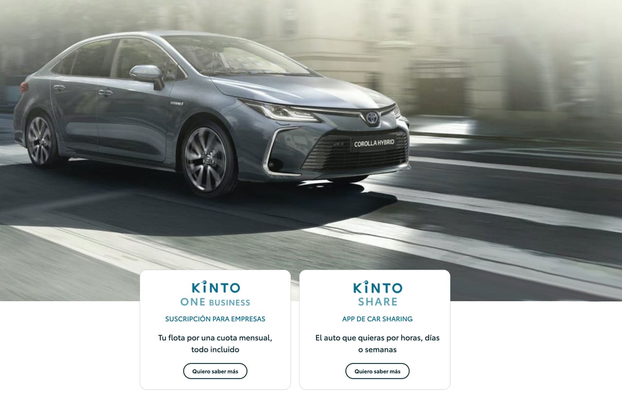 kinto Autos Rodando KINTO Share