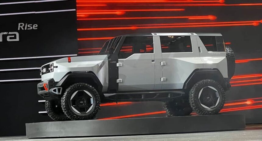 Mahindra Thar.e lateral