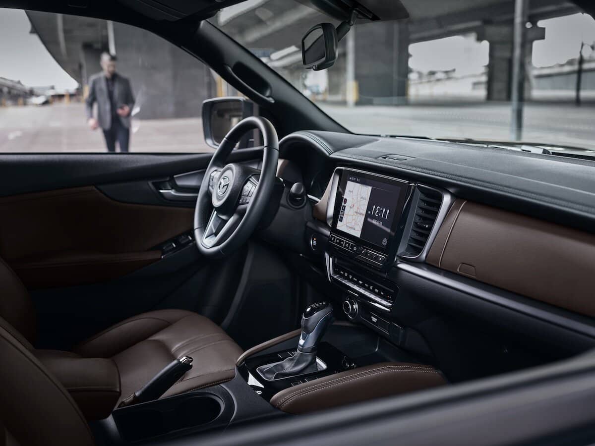 Mazda BT interior