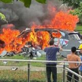 Nio ES8 se incendia tras colisión