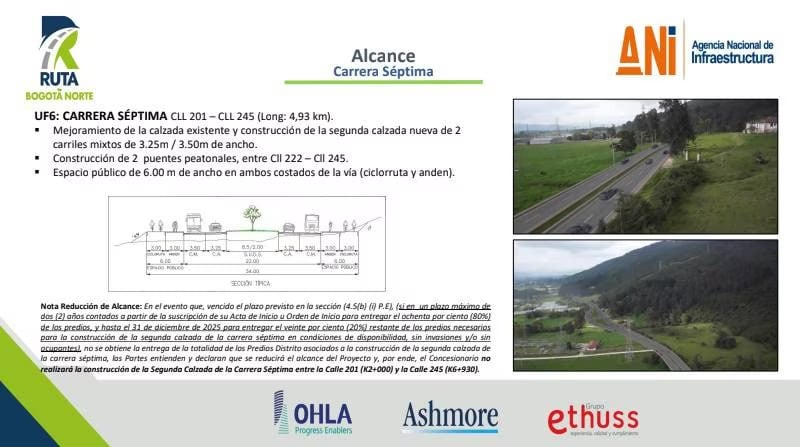 proyecto autopista norte bogota 1 Autos Rodando Nueva Autopista Norte carrera septima