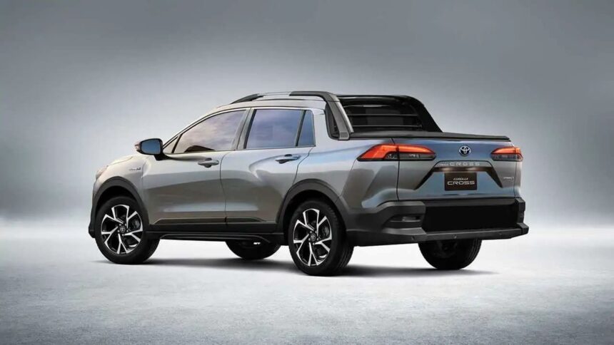 Pick-up Compacta Toyota Corolla rendering