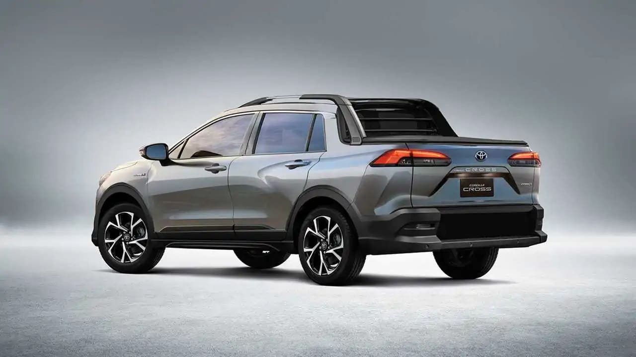 toyota corolla cross pickup render Autos Rodando Pick up Compacta Toyota Corolla rendering