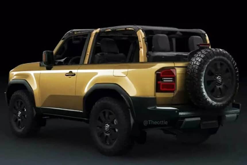 Toyota Prado 2024 Dos Puertas rendering