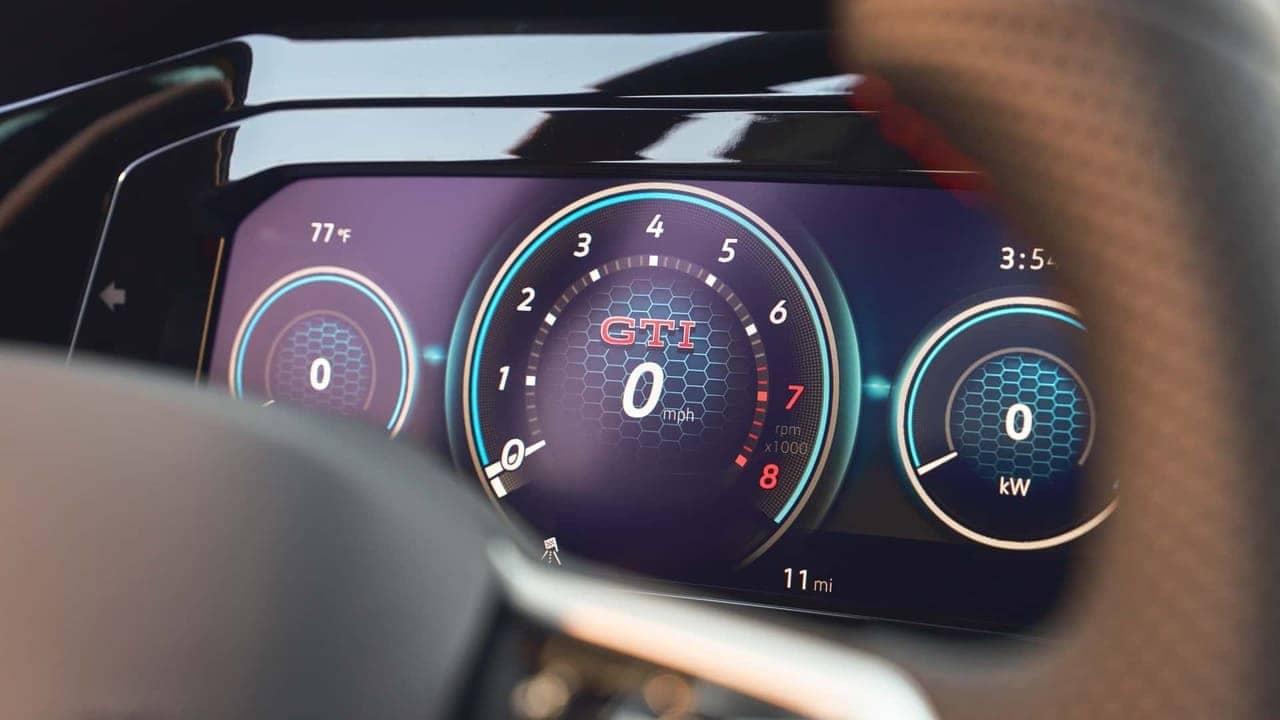 volkswagen golf gti 380 2024_01 Autos Rodando Volkswagen Golf GTI cluster