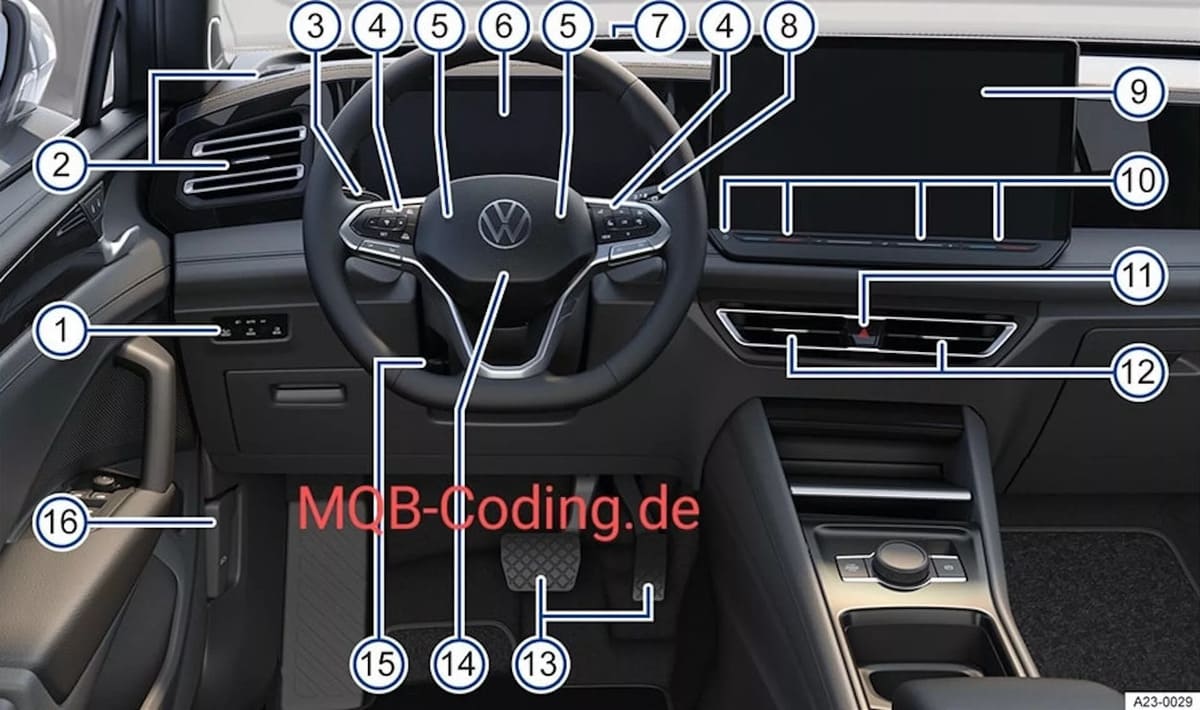 vw tiguan 2024_02 Autos Rodando Volkswagen Tiguan interior