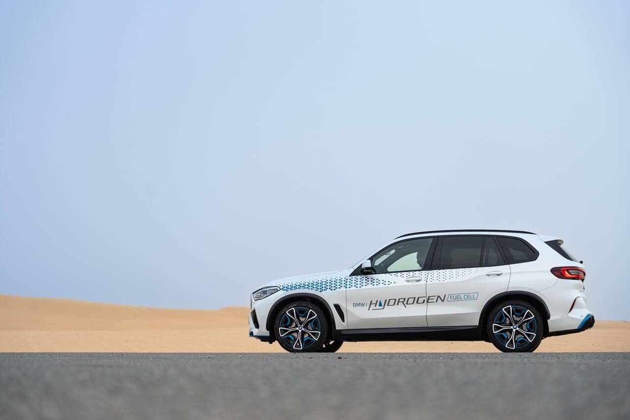 BMW iX Hydrogen pruebas en dubai