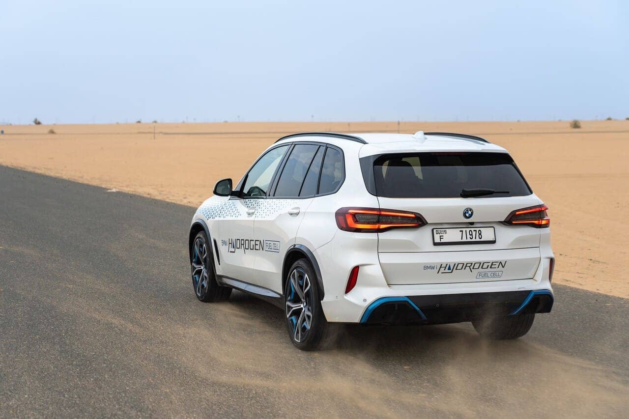 BMW iX Hydrogen test en Dubai