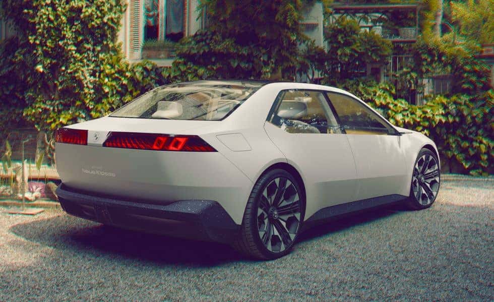 bmw vision neue klasse concept Autos Rodando Vision Neue Klasse por detras