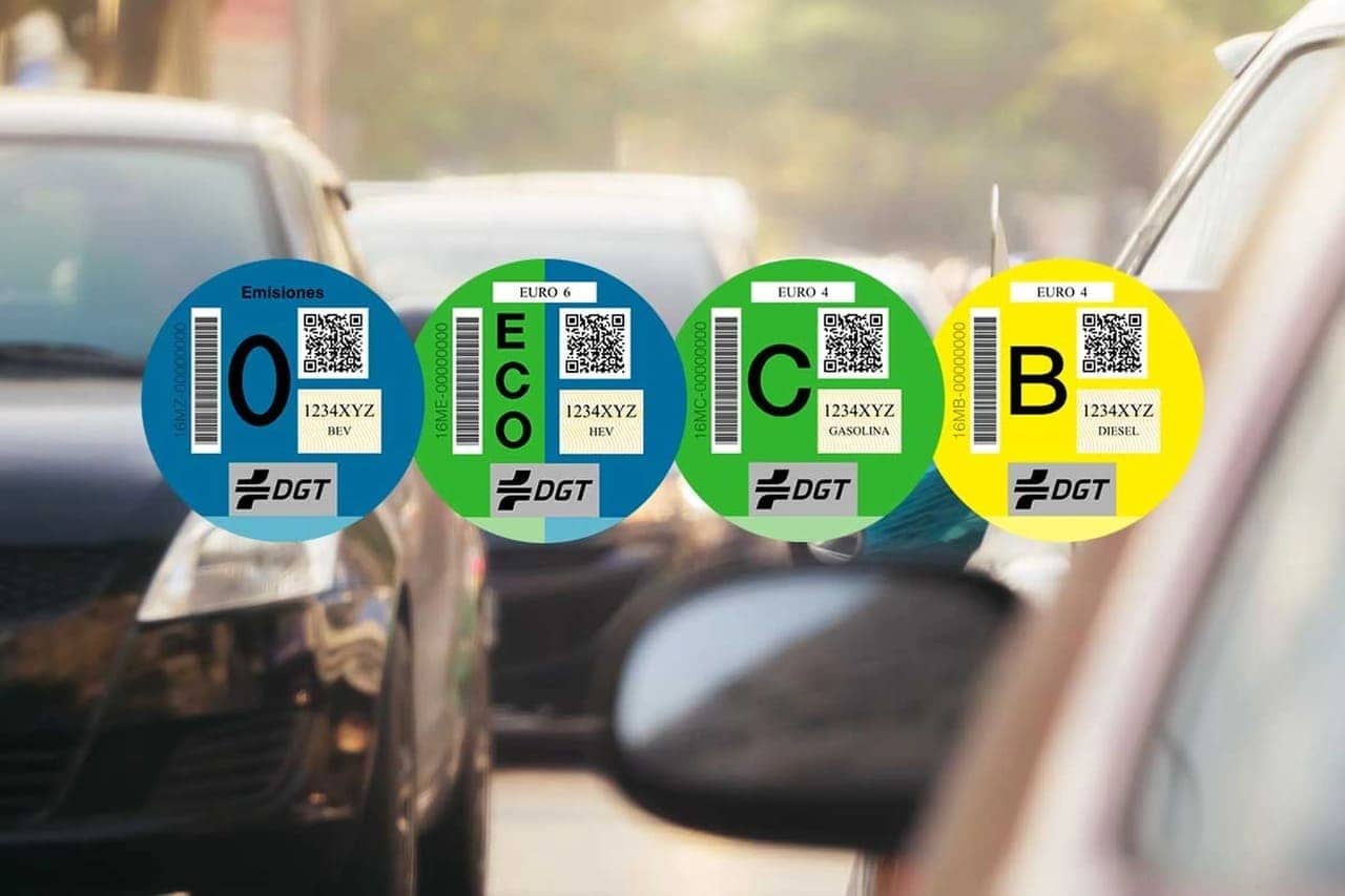 etiquetas ambientales dgt espana Autos Rodando etiquetas eco Europeas