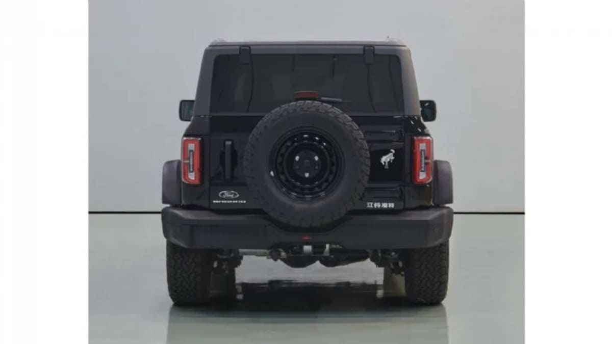 frod bronco chino Autos Rodando Ford Bronco made in China por detras