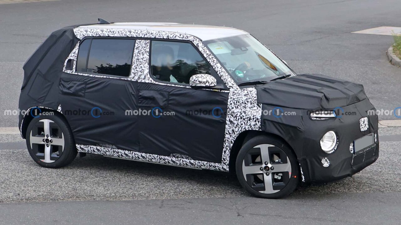 hyundai casper ev 2024 spy photo_01 Autos Rodando Hyundai casper Eléctrico