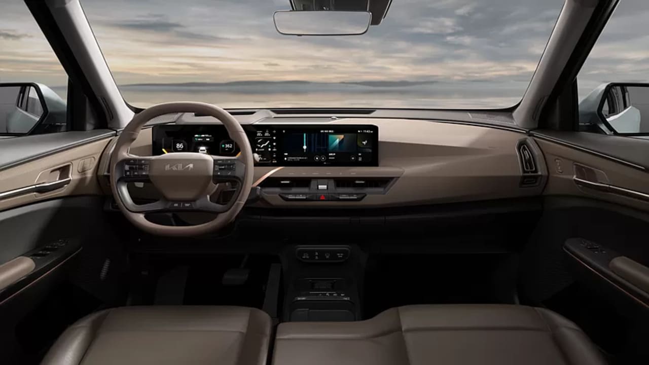 kia ev5 54png Autos Rodando Interior