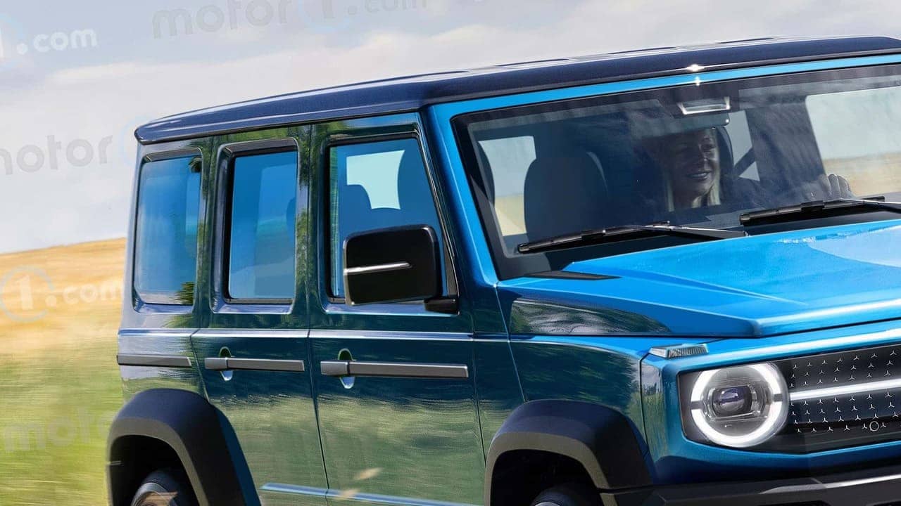 mercedes baby g class render_02 Autos Rodando g Class Eléctrico render