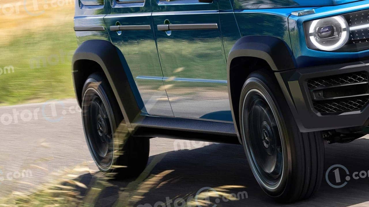 mercedes baby g class render_03 Autos Rodando Baby g Class Eléctrico render