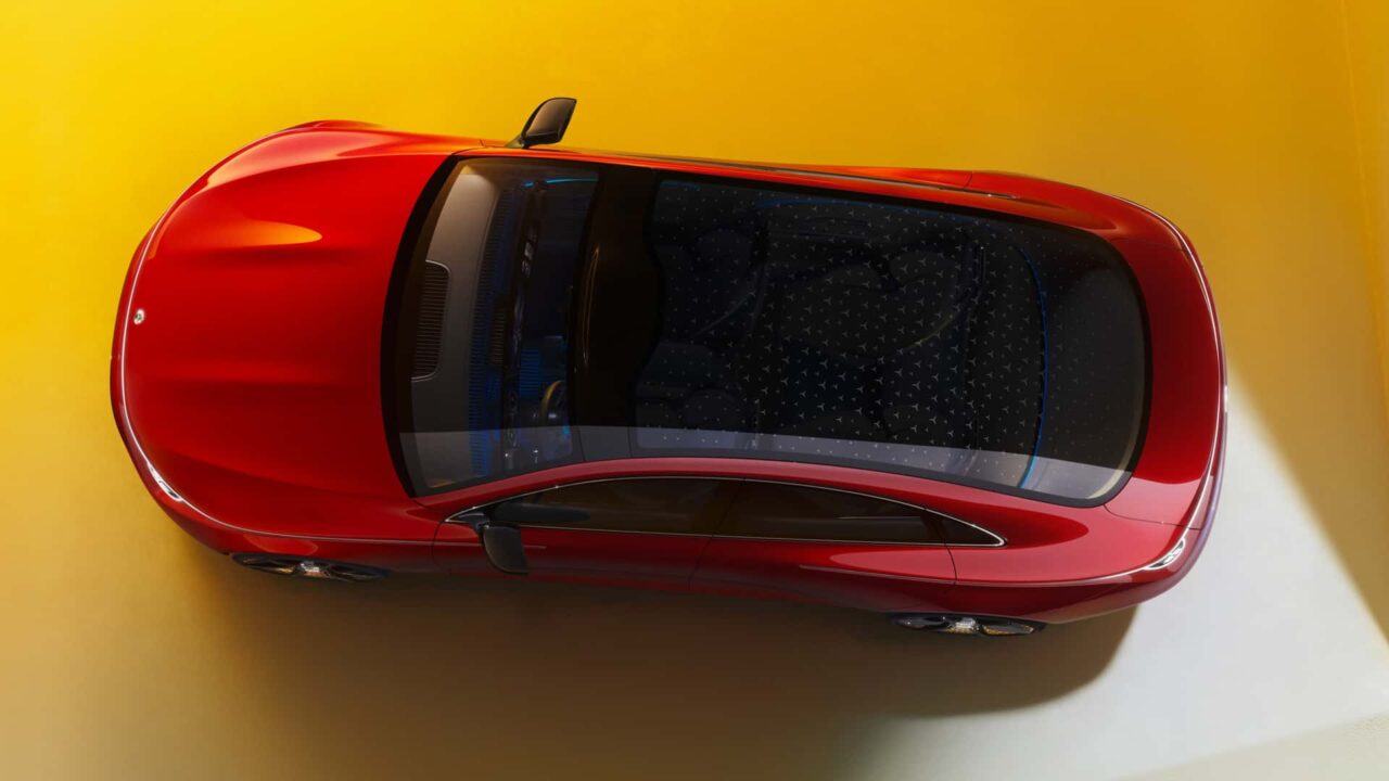 mercedes cla concept 2023_03 Autos Rodando Mercedes CLA Concept Eléctrico arriba