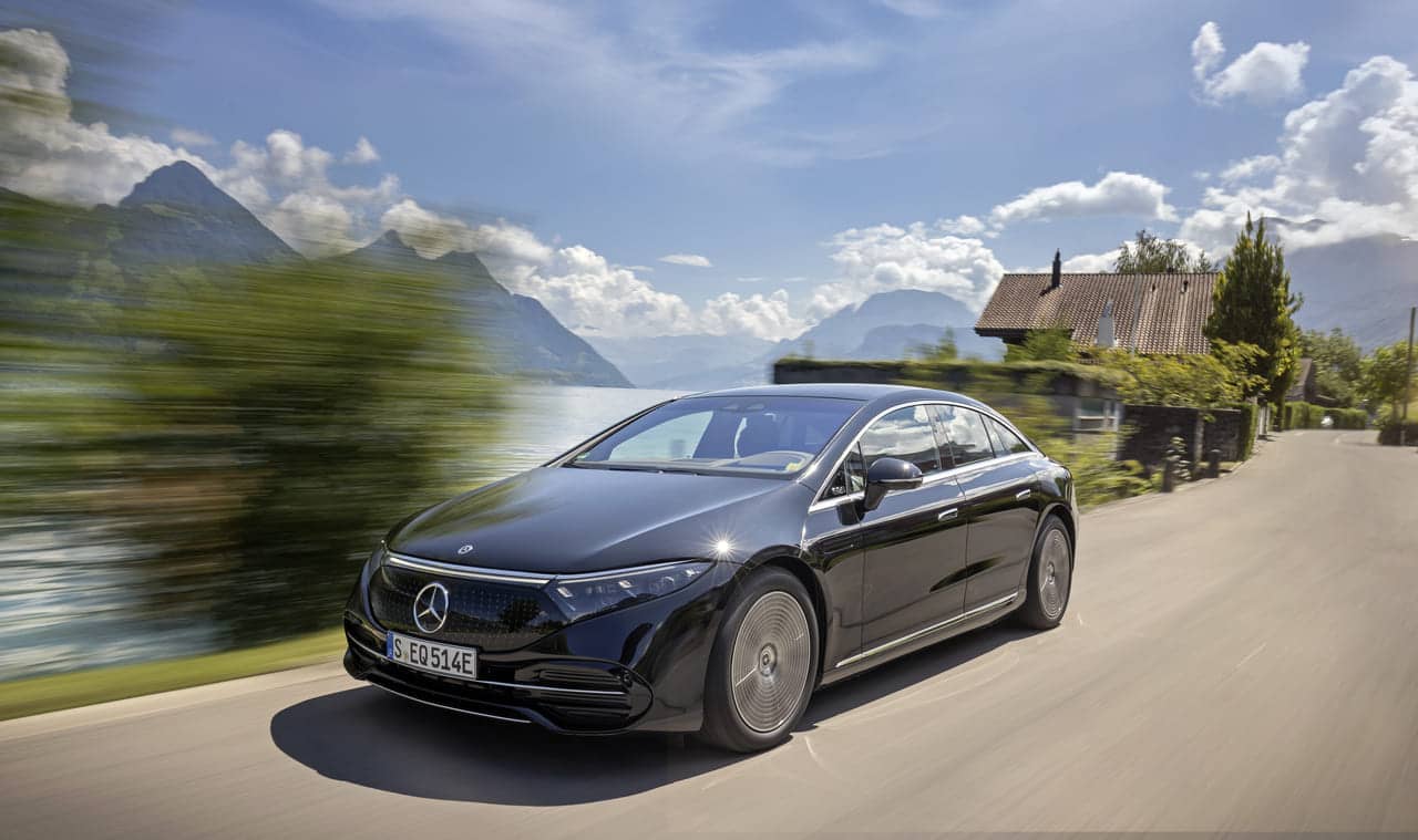 Mercedes EQS frente