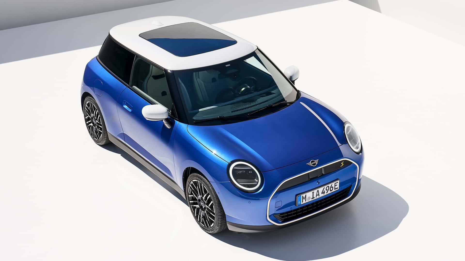Mini Cooper Eléctrico por arriba