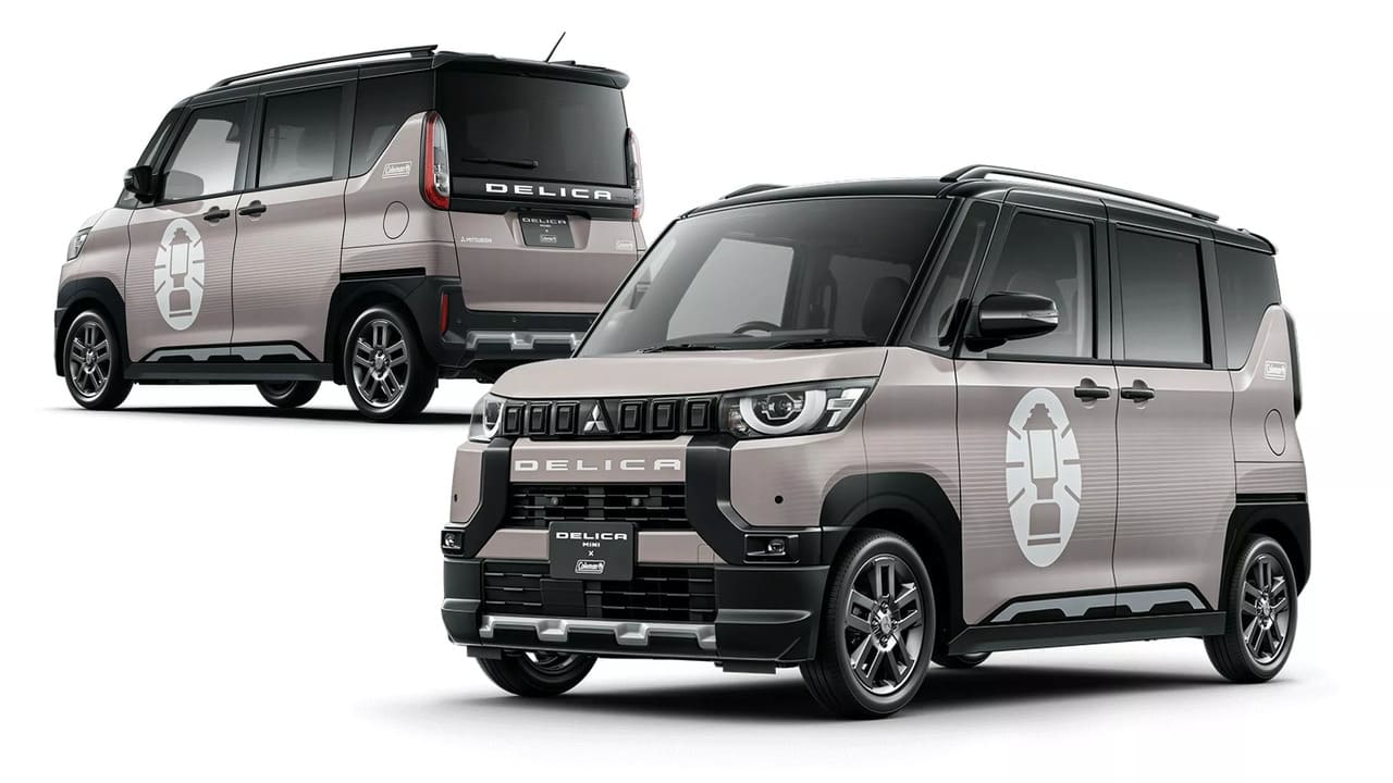 Mitsubishi Delica Mini x Coleman ambos costados