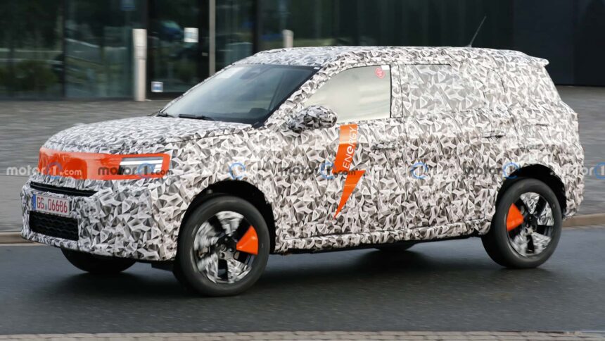 next generation opel crossland spy photos 1