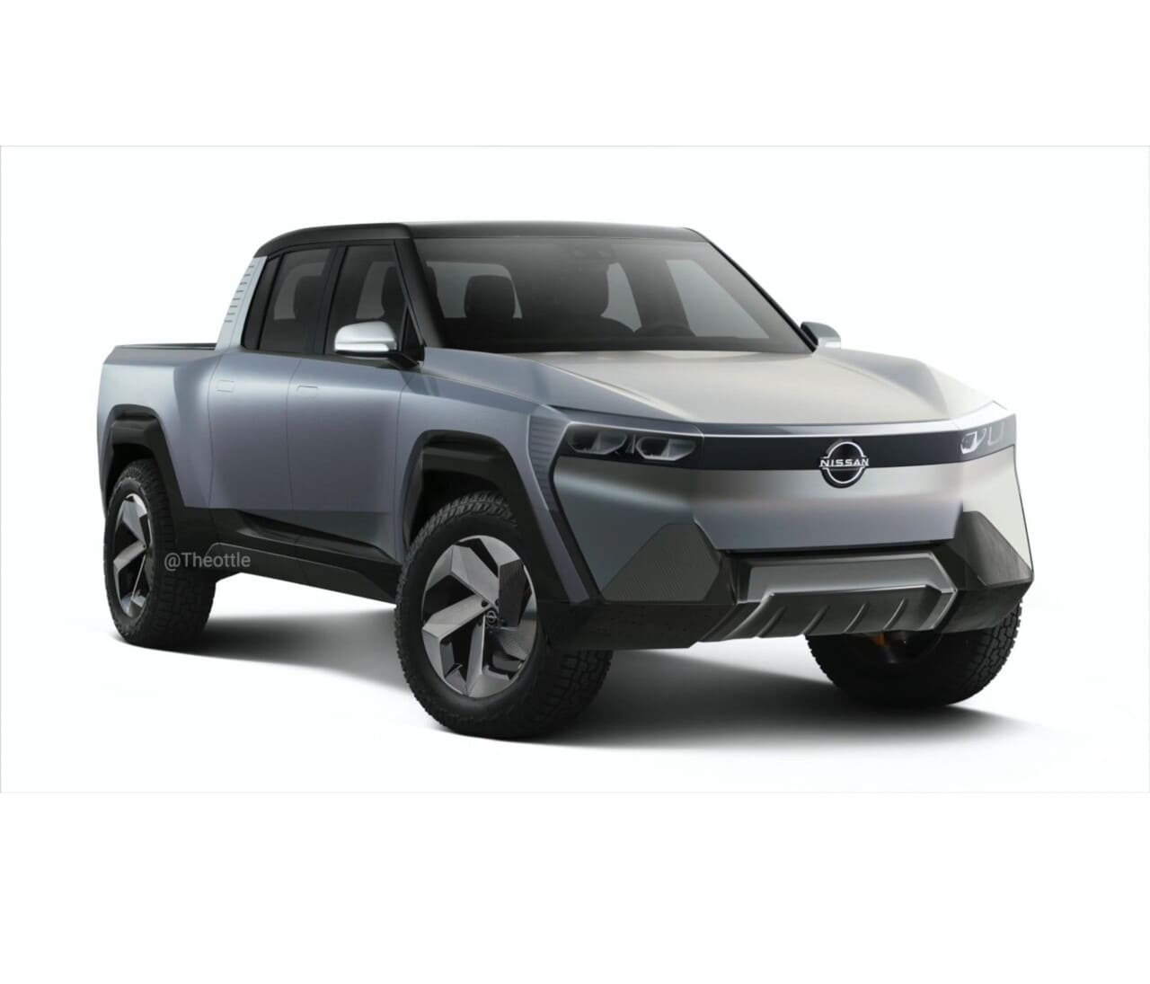 ¿Nissan esta preparando una pick-up compacta eléctrica? 4 Nissan Arizona render