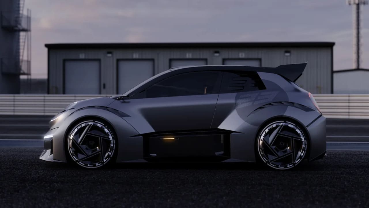 nissan concept 20 23__06 Autos Rodando Nissan Concept lateral