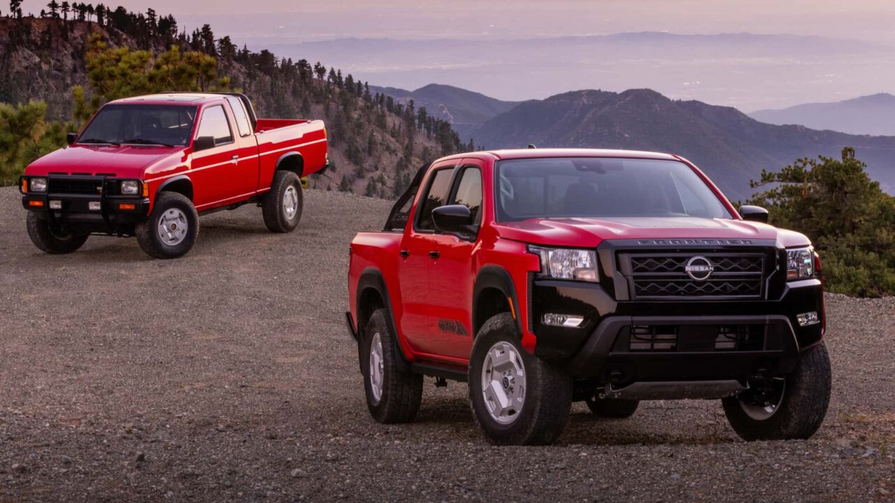 nissan frontier hardbody 2024_04 Autos Rodando Nissan Frontier Hardbody y modelo clasico