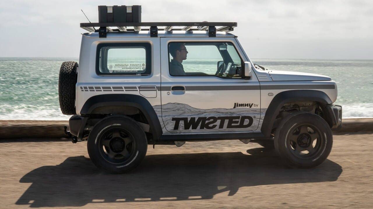suzuki twisted jimny sideprofile Autos Rodando Suzuki Jimny Twisted lateral