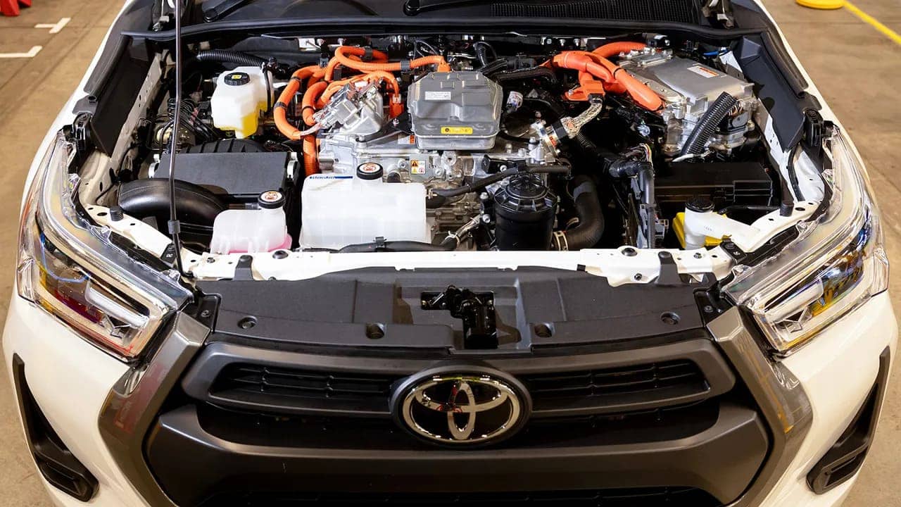 Toyota Hilux a Hidrogeno convertidor