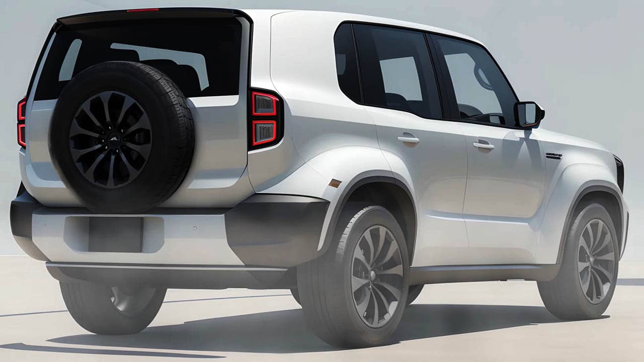 toyota prado 2024 chasis corto_02 Autos Rodando render del Prado chasis corto por detraas