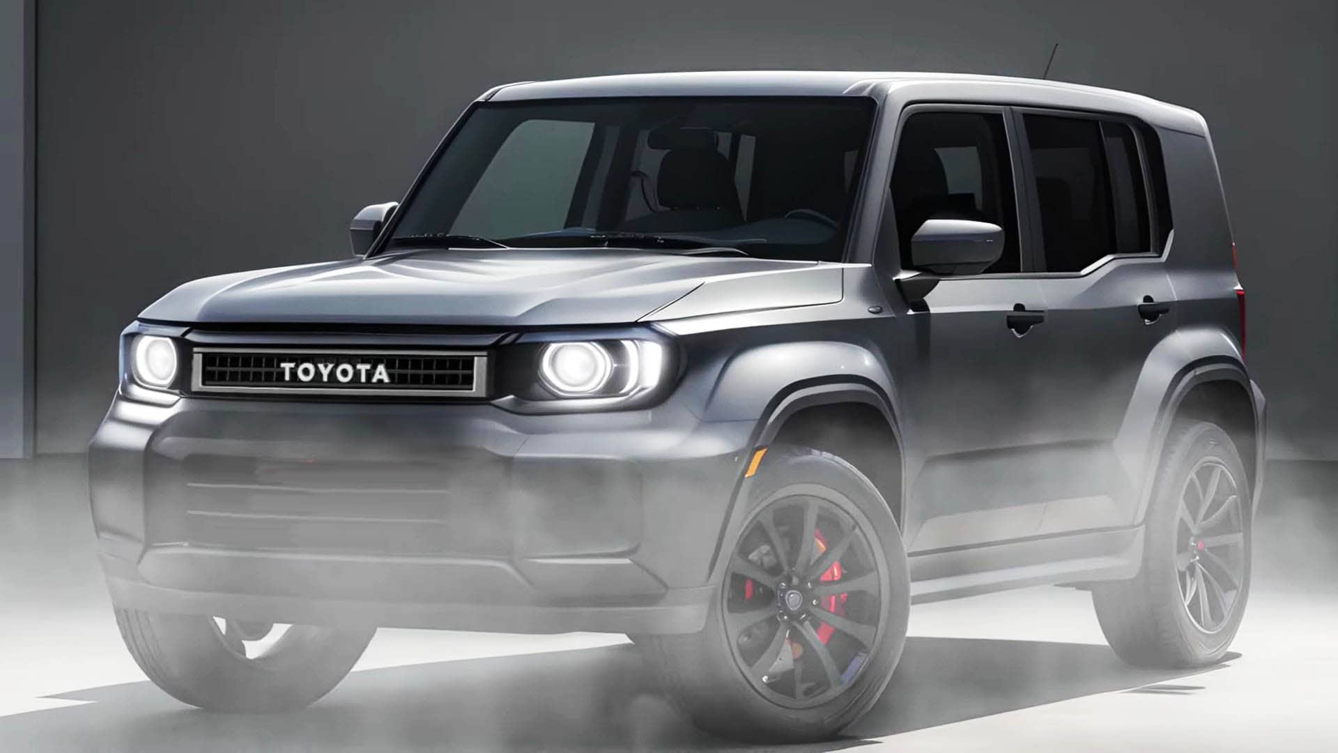 Un "Mini LandCruiser" de Toyota Se Prepara para Sacudir el Mercado, rivalizar con Jimny 1 render del Prado 2024 chasis corto