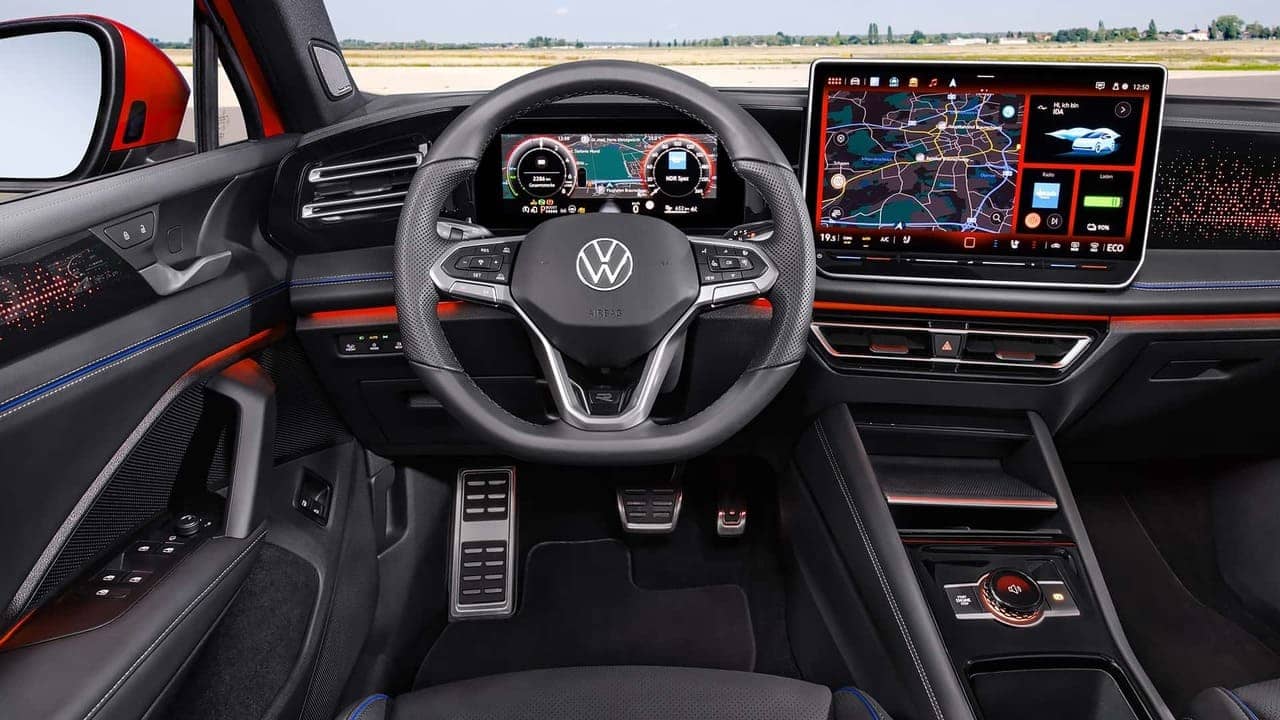 vw tiguan 2024_06 Autos Rodando Volkswagen Tiguan cluster