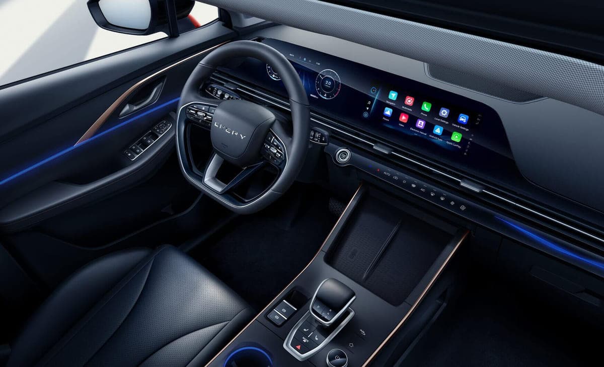 chery omoda 5 Autos Rodando omoda ev interior