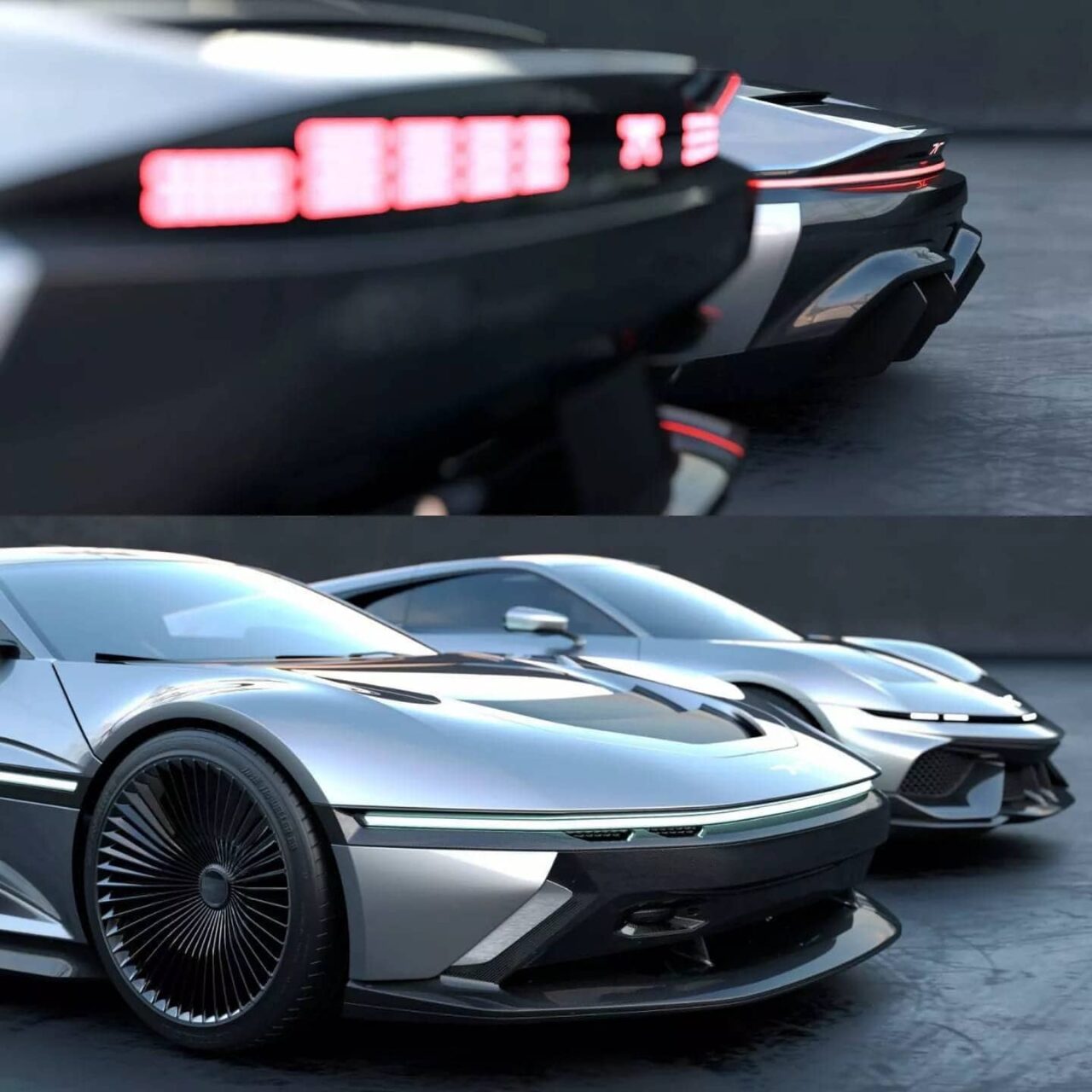 delorean 6 Autos Rodando DeLorean base corvette