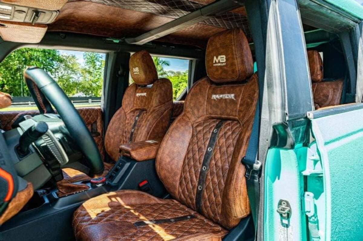Ford Bronco 6x6 Knightmare interior