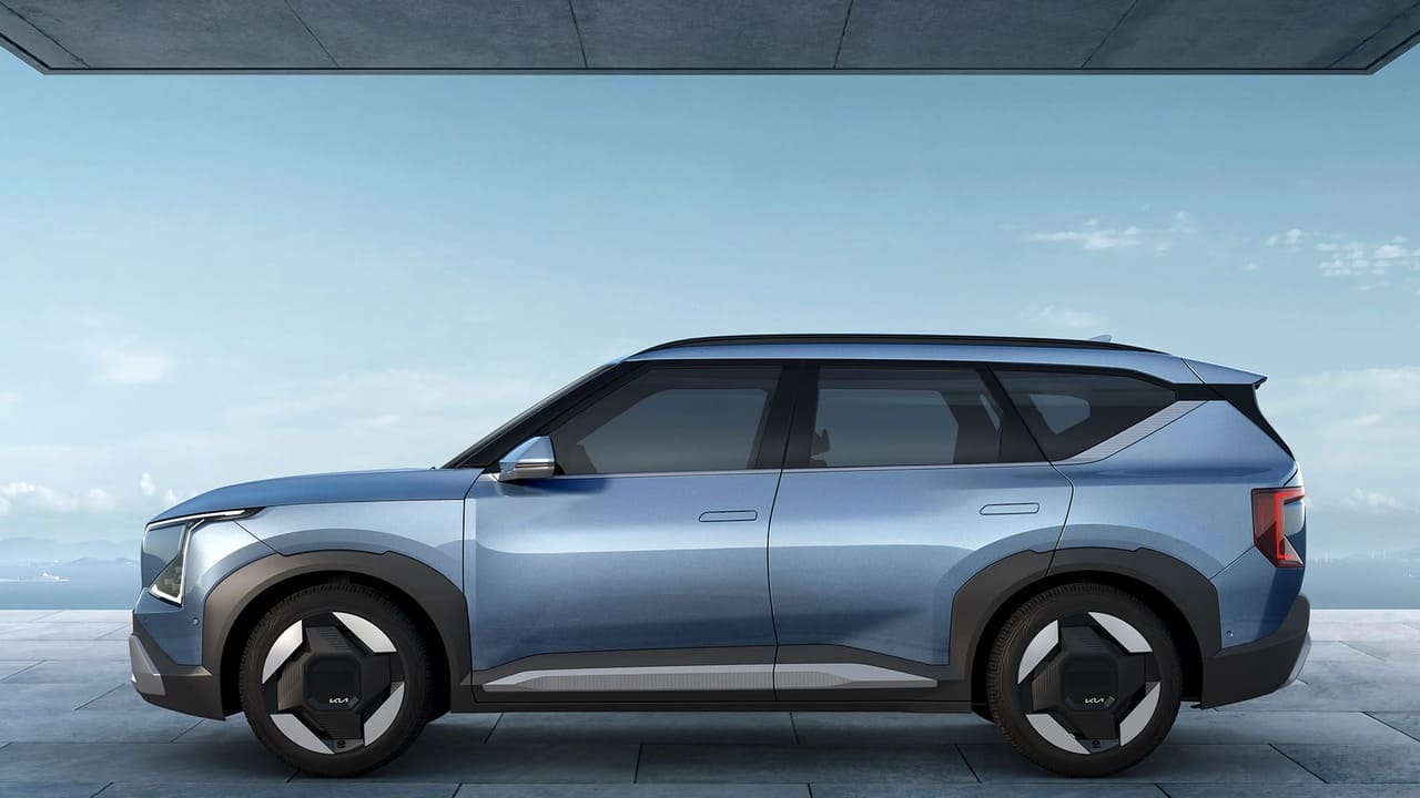 kia ev5 3 Autos Rodando Kia EV lateral
